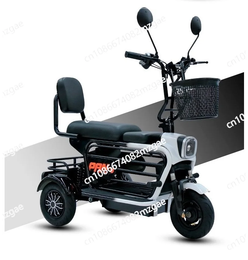 High-speed small 350-watt adult-use electric tricycle - The best electric vehicle, electric pedal tricycle
