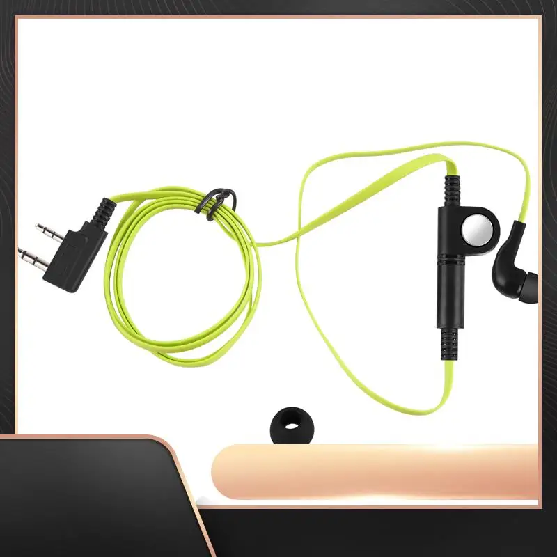 

2-контактный наушник в стиле лапши, наушники с разъемом K, гарнитура для Baofeng Uv5r Bf-888S Uv5r, радио