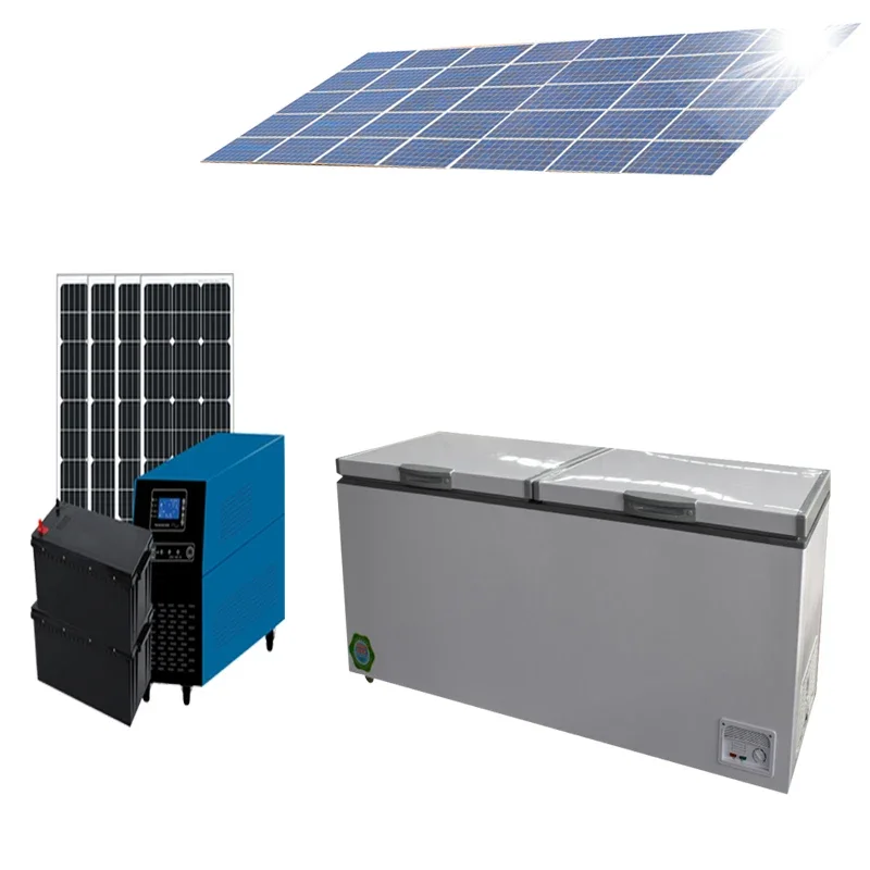 New Design Solar Power Freezing System 550L 12V DC Chest Freezer for Sale