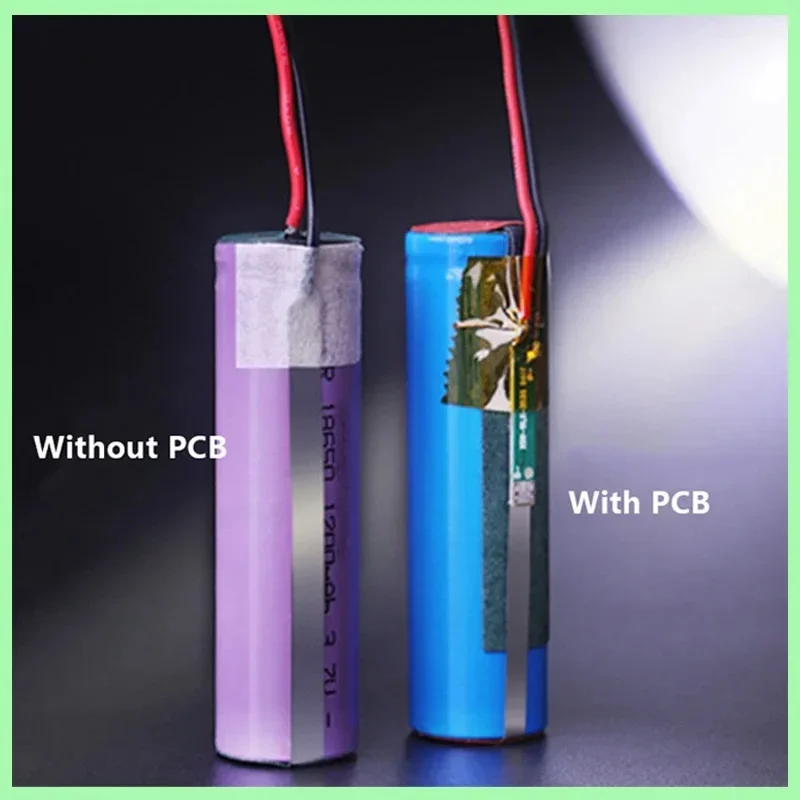 3.7V 18650 3800mah Lithium Battery for Flashlight Bluetooth speaker Hair Clipper Led Light Toy Car + PCB Protection Board