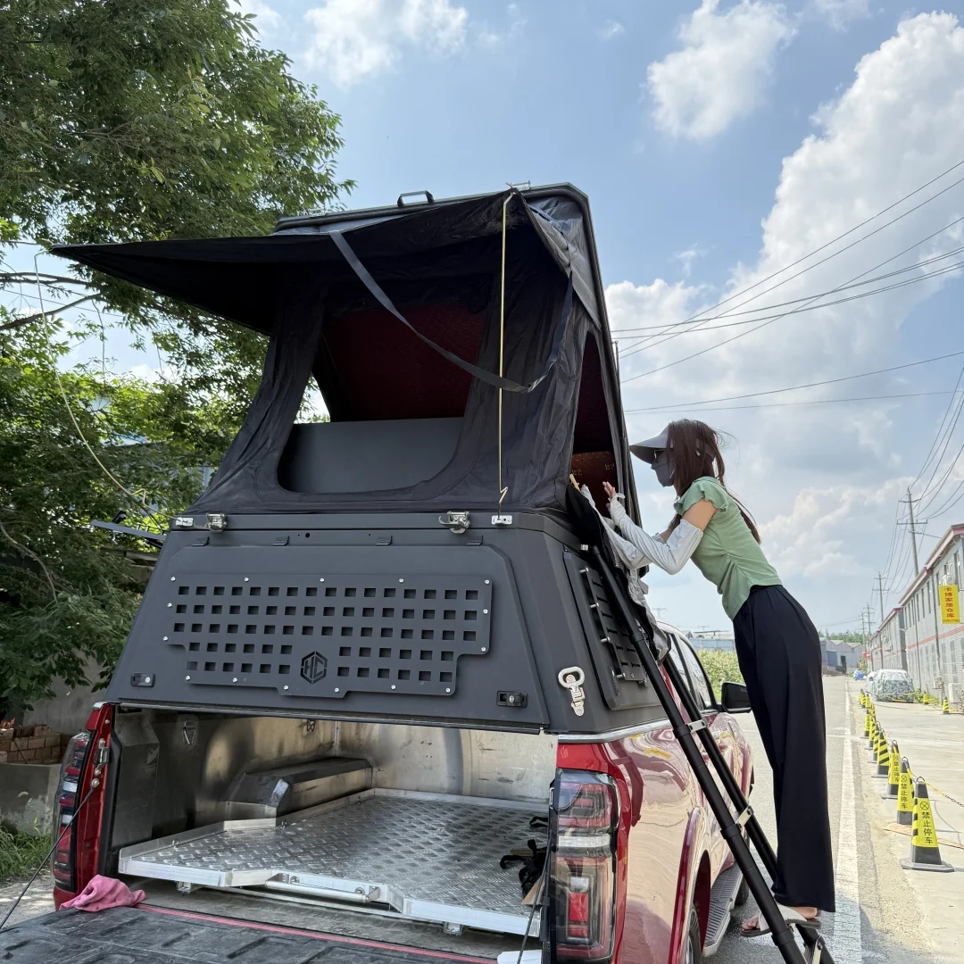 

Customizable High Cover Truck Tonneau Cover with Tent