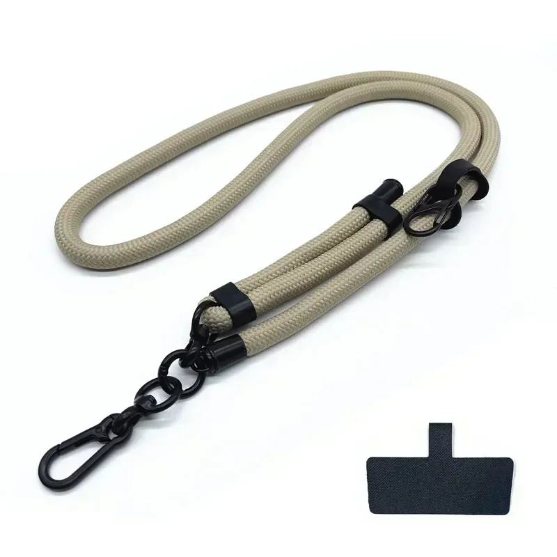 10MM Mobile Phone Lanyard Adjustable Outdoor Universal Case Crossbody Shoulder Card Neck Cord Clip Hang Anti-lost Wrist Strap