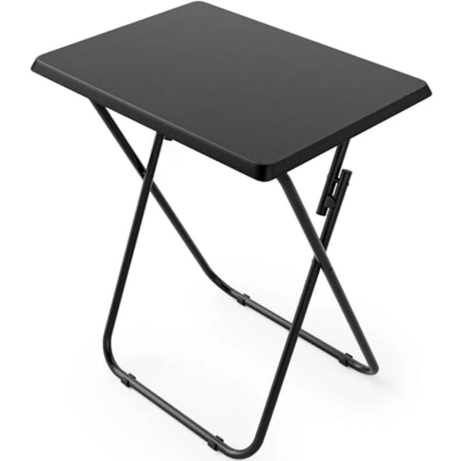 Folding TV Tray Table -Stable Tray Table with No Assembly Required TV Dinner Tray for Eating Foldable Snack Tables for Bed and