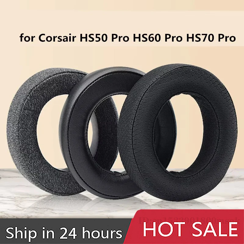 For Corsair HS50 HS60 HS70 Pro Headphone Sleeve Earmuffs Ear Pads / Head Beam Leather Case Earpads Accessories