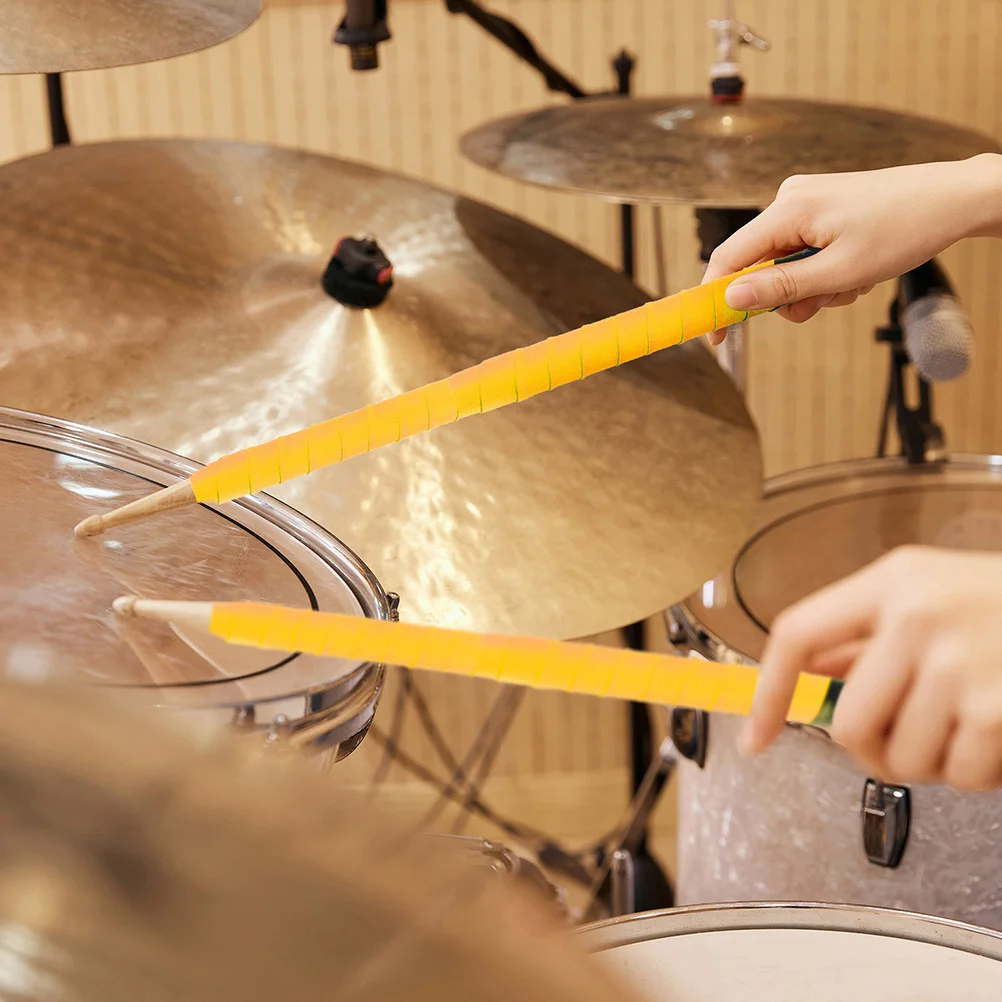 4 Pcs Drumstick Absorbent Tape Anti-slip Belt Snare Sweat-absorbent Sticks