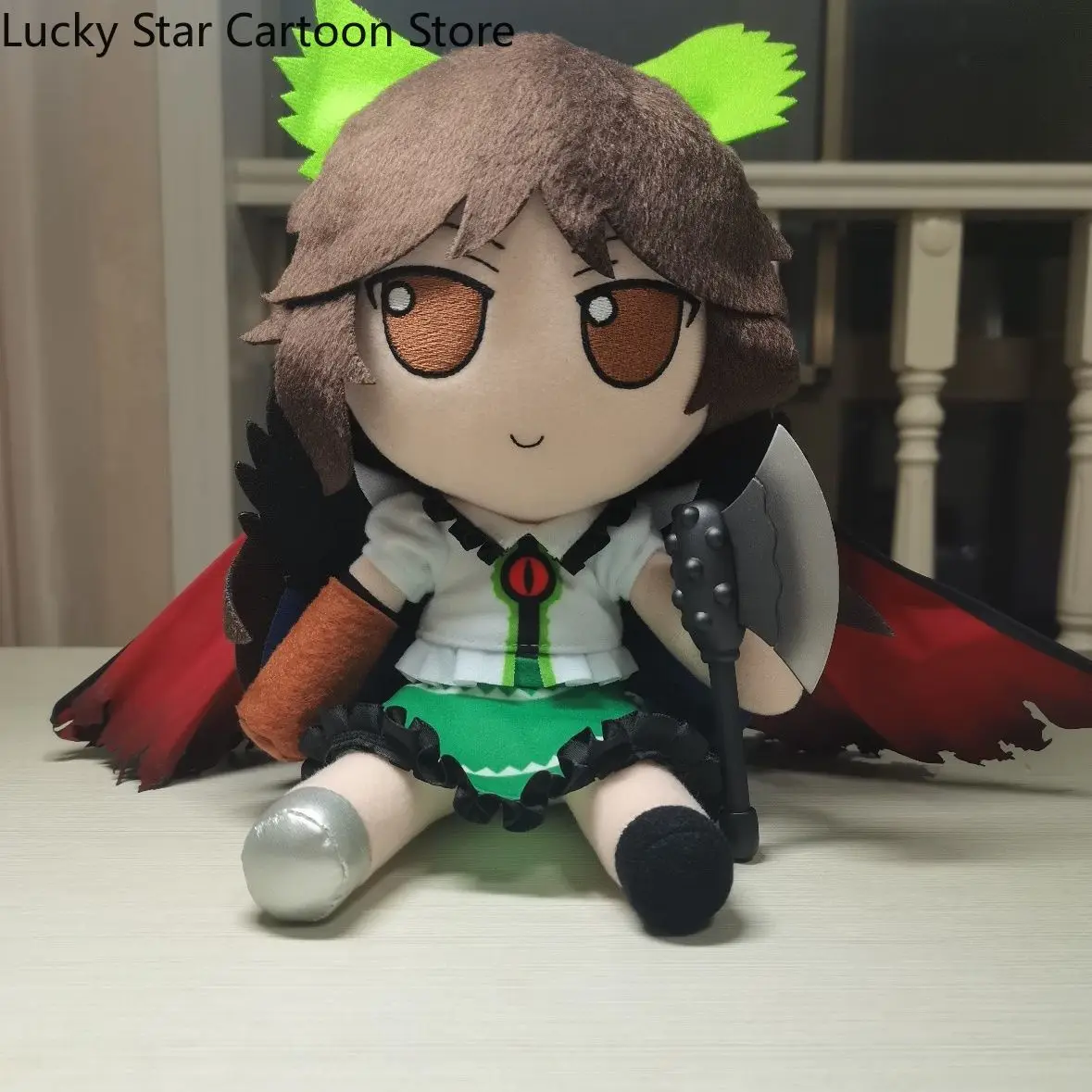 Game Reiuji Utsuho Touhou Project Fumo Cartoon Figure Idol Plushies Pillows Body Anime Soft Plushie Stuffed 30cm Halloween Gift