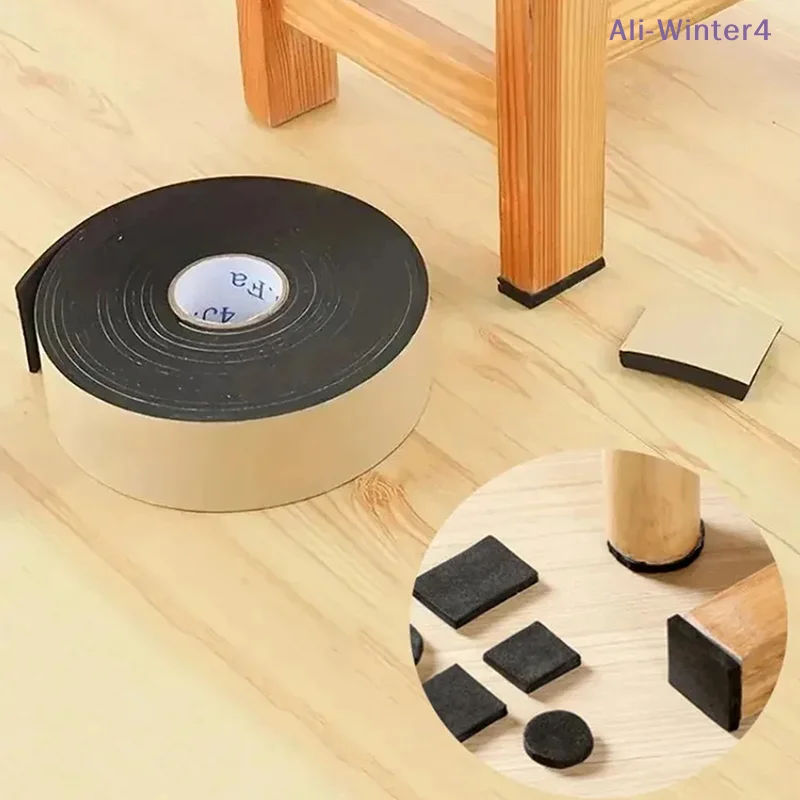 Self-adhesive Furniture Leg Protective Pad Anti-slip Mute Mat Floor Protector Wear-resisting Table Chair Leg Sticky