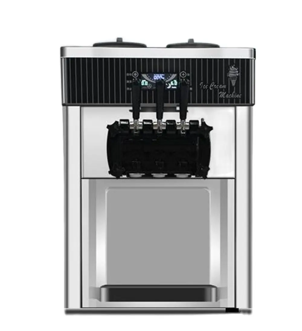 

Commercial 8218 Table Soft Ice Cream Making Machine Automatic Ice Cream Vending Machine Flavor 28L