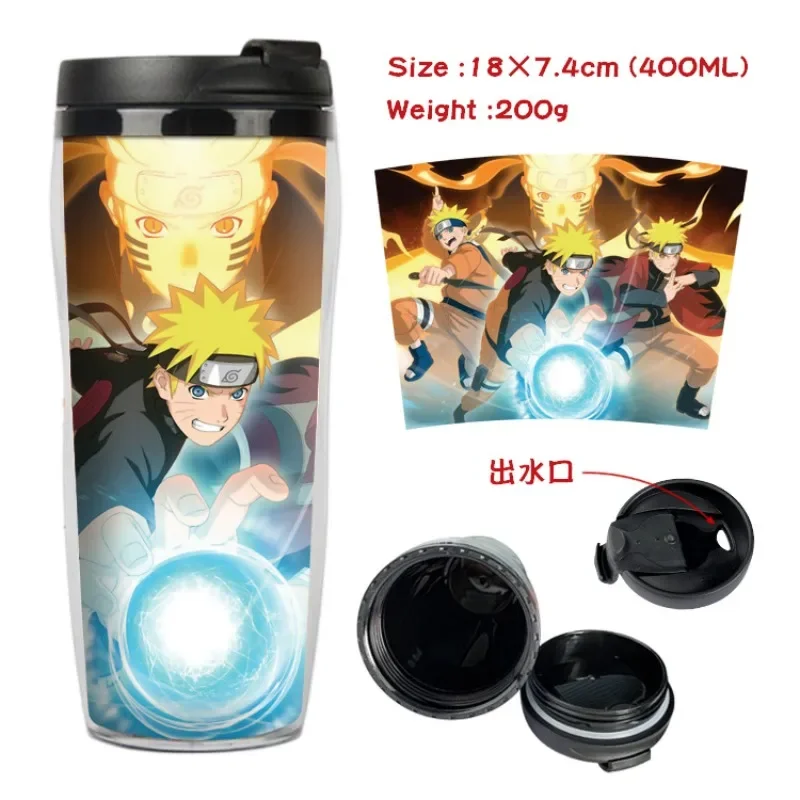 

Naruto Double Insulation Cup Cartoon Cold Water Cup Portable Creative Sports Kettle Modern Minimalist Portable Cup Best Gift