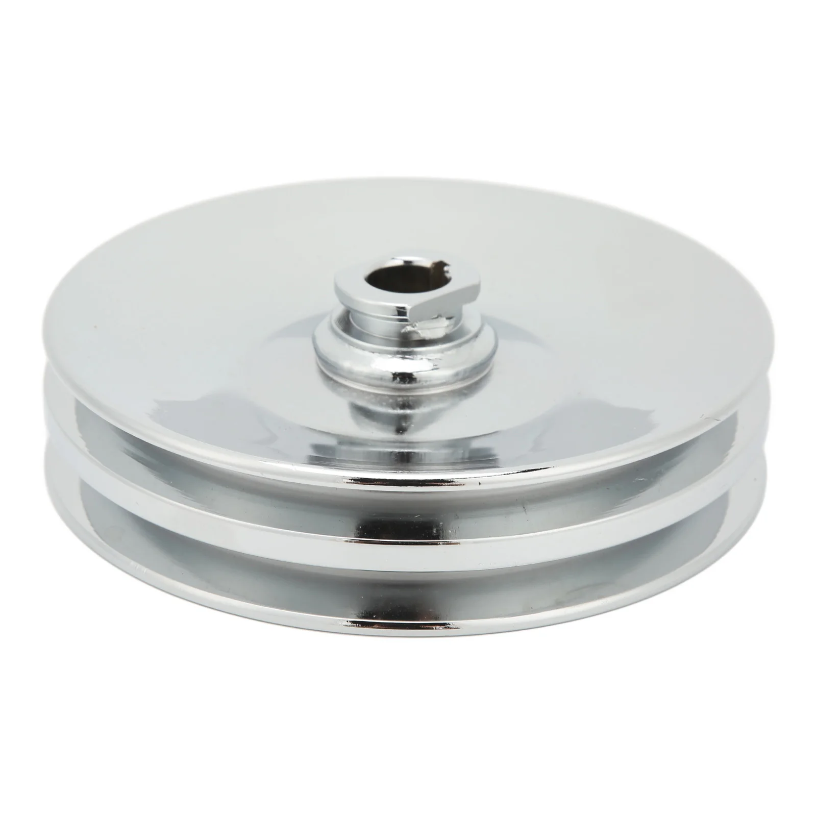 Power Steering Pump Pulley with Key Way 5/8in Shaft Double Groove 26028613 for SBC BBC 350 454 Engine