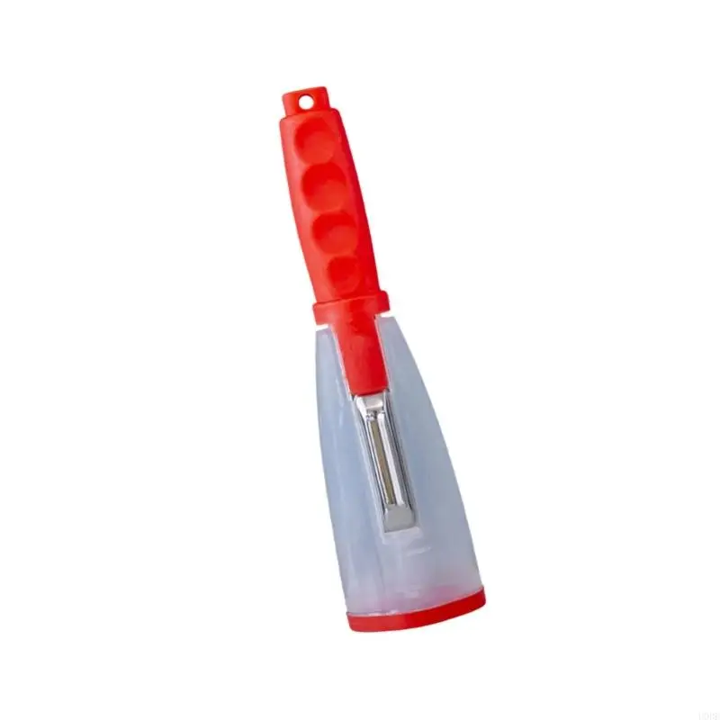 مقشرة خضروات عملية محمولة باليد مع أجزاء قابلة للفصل وغطاء شفرة آمن