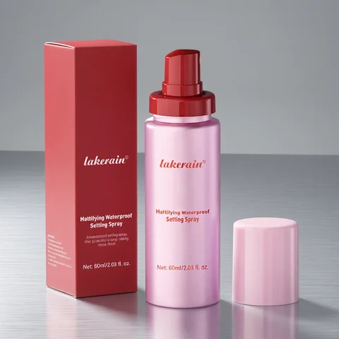 Mattifying Waterproof Setting Spray Glossy Matte Base Makeup Control Oil Non-Sticky Waterproof Make-up Fixer Spray for All Skin