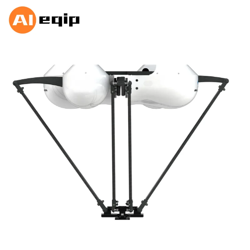 Factory  Capacity 10kg High Speed 4 Axis Parallel Robot Robotic Arm For Product Sorting