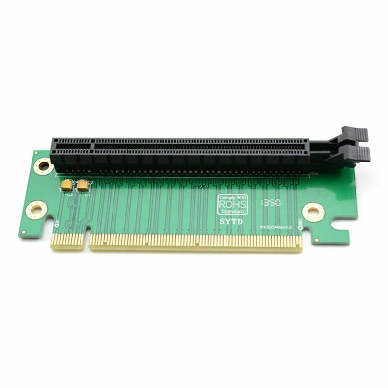 PCI-E PCI Express 16X 90-градусный адаптер Райзер-карта для компьютера 2U