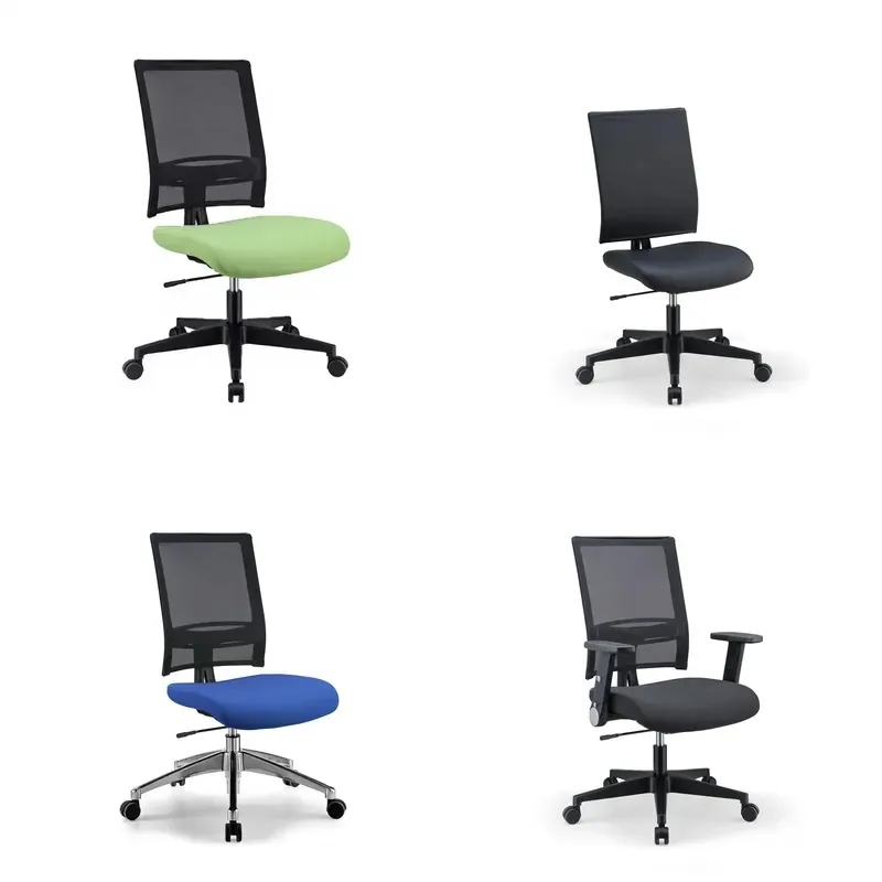 Modern Ergonomic Mesh Office Chair with Adjustable Lumbar Support Comfortable Swivel Seat for Home and Commercial Use