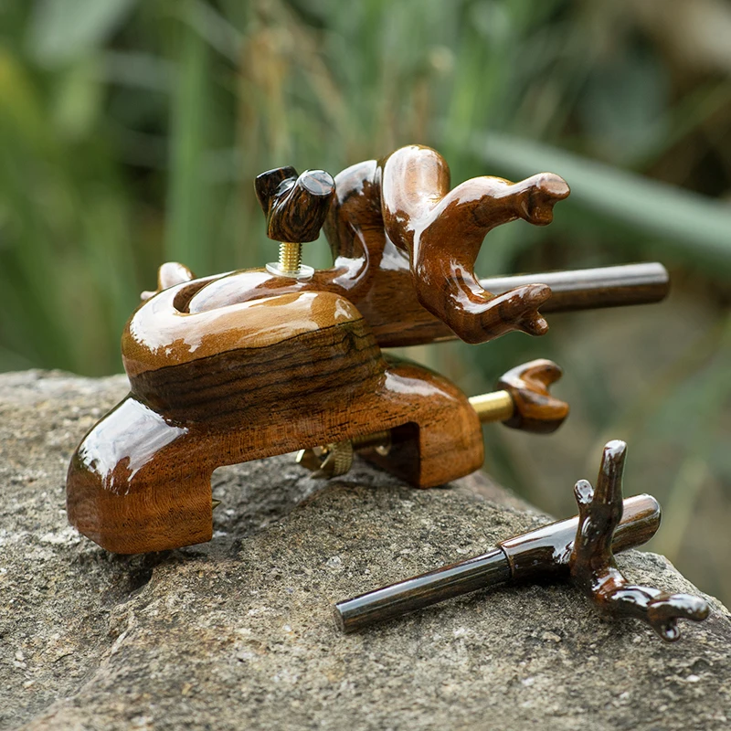 Rod Holder Wooden Japanese Rod Fishing Asian Element Accessories Holder Fishing Rack Tools