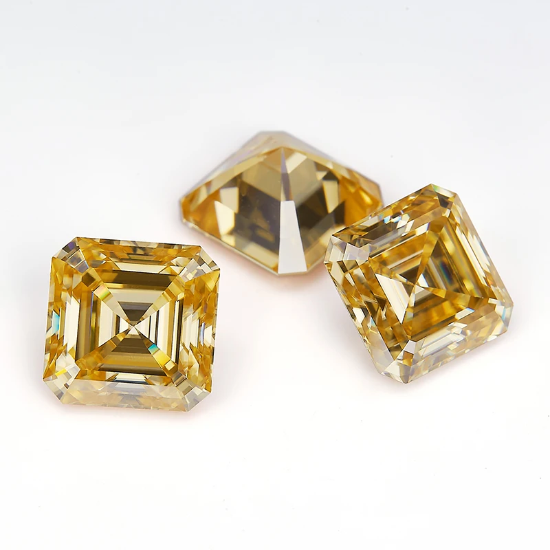 Lab-Grown Multicolored Moissanite VVS1 Clarity  Flawless Under 10 - Times Magnifier, Pure As Ice Formal Event  Anniversary