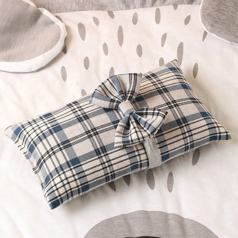 Ylsteed 4 Pieces Set Newborn Props Plaid Outfit for Photoshoot Baby Boy Overalls With Hat Posing Pillow Infant Studio Clothes