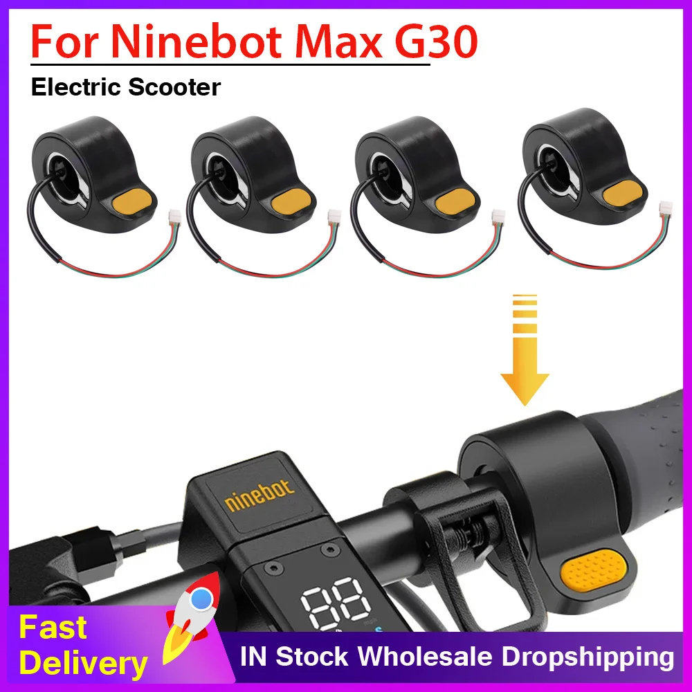 

Universal Thumb Throttle Assembly Scooter Finger Throttles For Segway Ninebot Max G30 Electric Scooter Throttle Accelerator