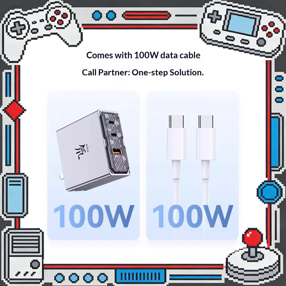 redmagic-100w-gan-gallium-nitride-charger-type-c-desktop-laptop-temperature-control-fast-charger-for-iphone-portable-tablet