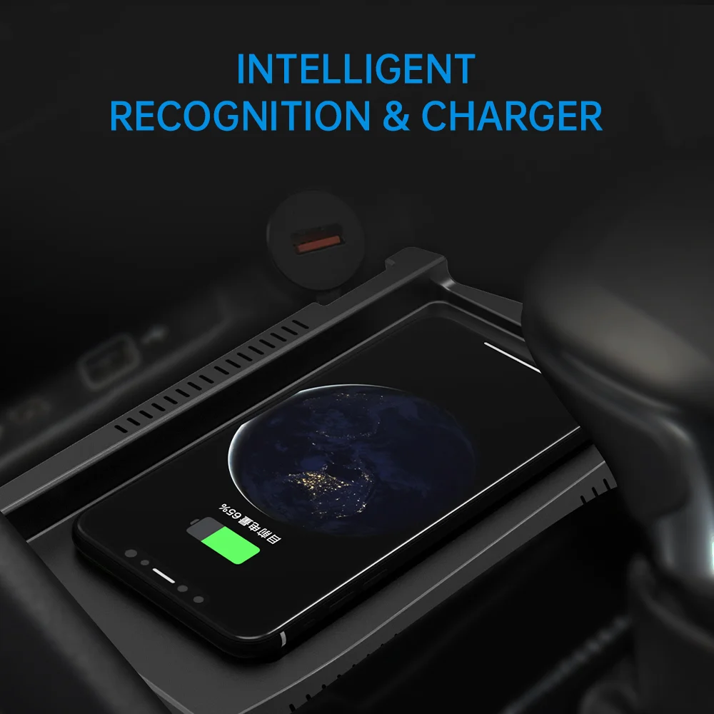 Fast Phone Charging Parts For Volkswagen Tiguan 2017-2024 Car Wireless Charger 15w charger adaptercar Accessories tools