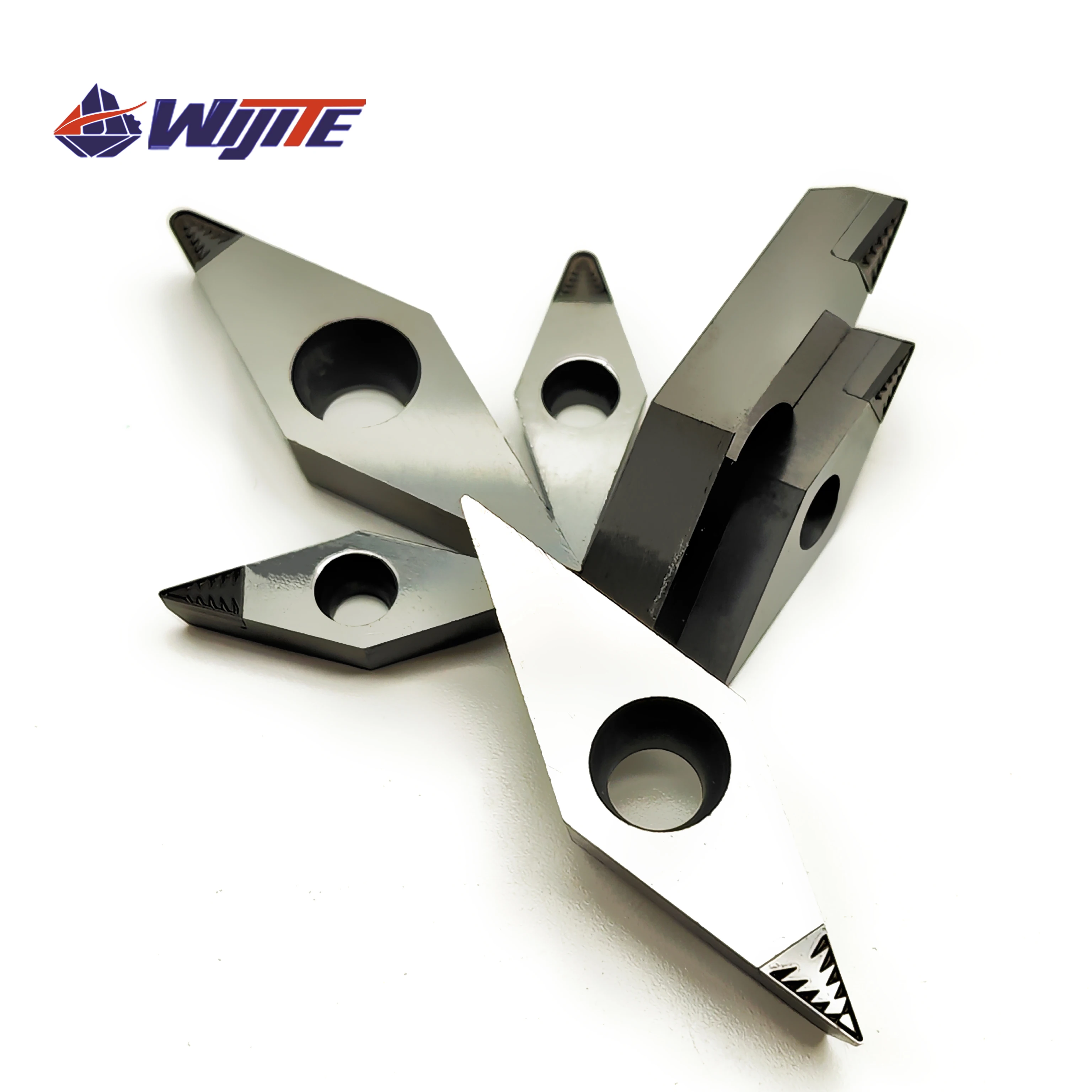 PCD insert VCGT110302 VCGT110304 08 VCGT160402 VCGT160404 08 Chip cutting tool for copper and aluminum non-ferrous metals vcgt