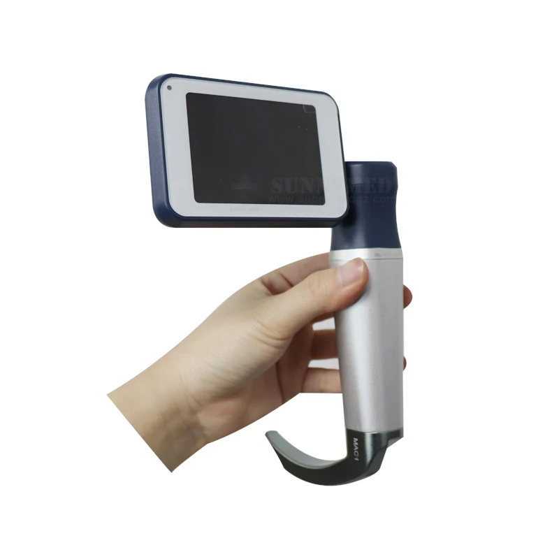 SY-P020N Stainless Steel/Disposable Handheld Video Laryngoscope for Adult/Teenager/Child