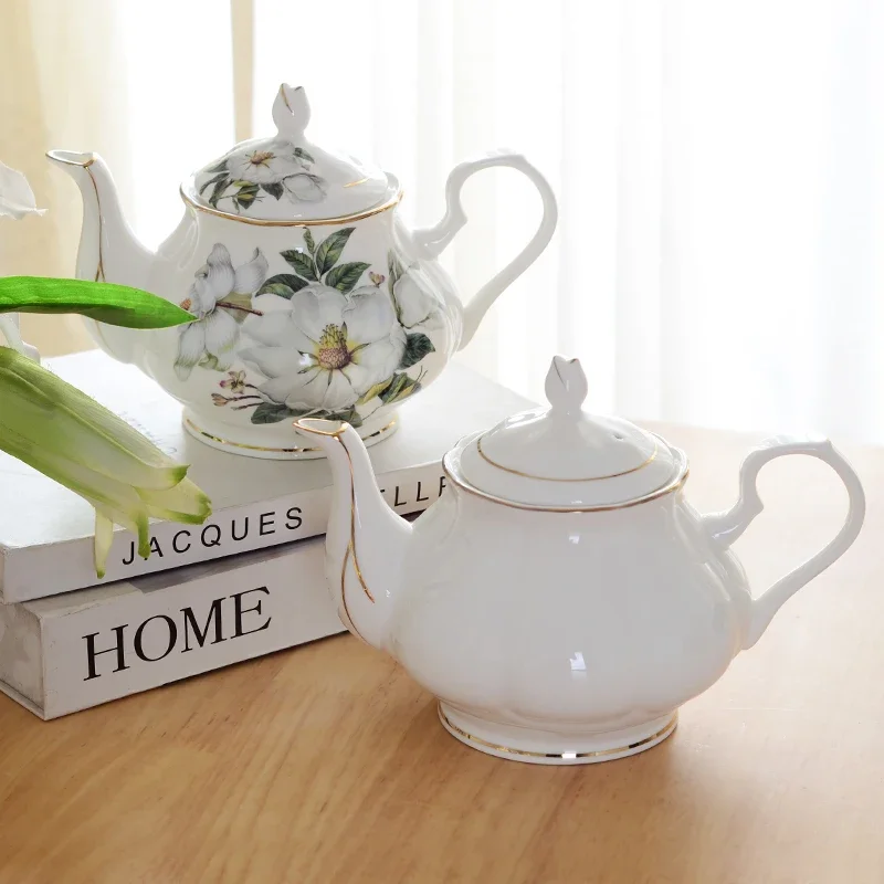 Coffee Maker Bone China English Afternoon Tea Tea Set Household Large Capacity Filter Ceramics