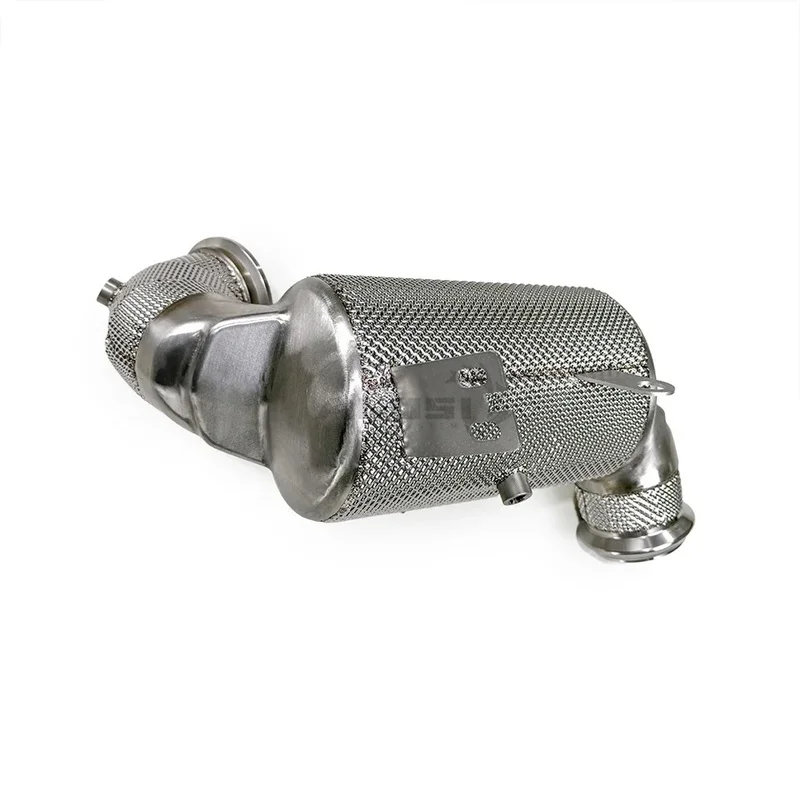 High Performance Catalytic Exhaust Downpipe for Mercedes A45 A45S AMG 2.0T 2020-2023 Stainless Steel Racing Sport System Upgrade