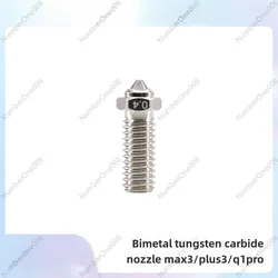 QIDI 3D Printer Bimetal Tungsten Carbide Nozzle [Applicable To Max3/Plus3/Q1 Pro]