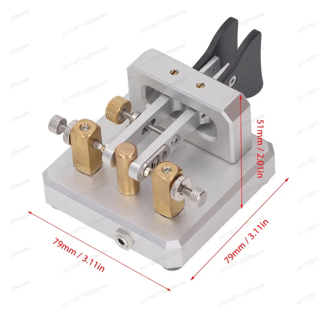 

Клавиатура Морзе с интерфейсом 3,5 мм для автоматического CW-телефонного аппарата с двумя переключателями для коротковолновой телеграфной связи