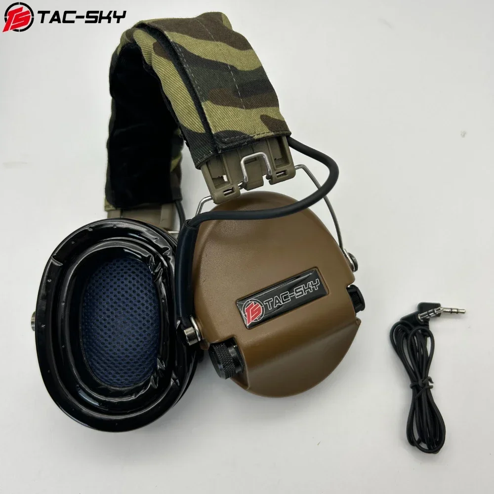 Outdoor Hunting & Shooting Protective Ear Muffs for MSASORDIN IPSC Edition Tactical Headset + E-Shooting Gel Ear Cushions