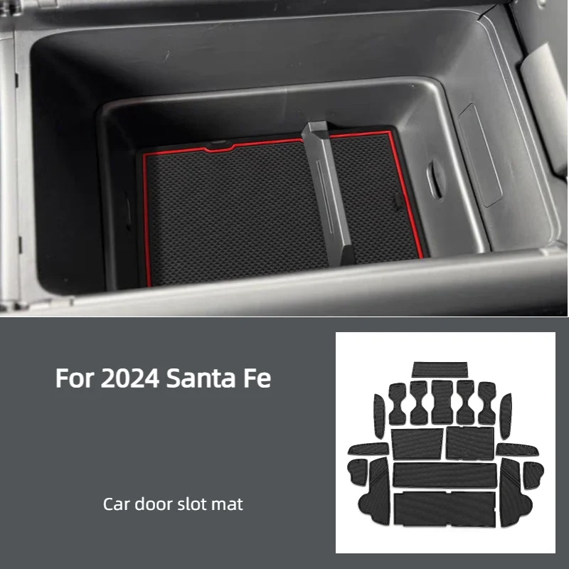 tapete-antiderrapante-decorativo-para-o-interior-do-carro-santa-fe-2024-organizador-para-compartimento-de-armazenamento