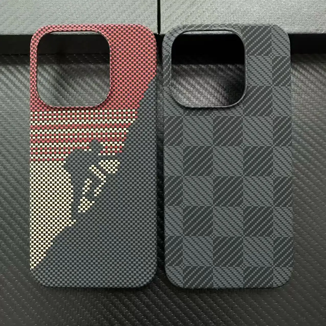 Für OnePlus 15 Hülle, ultradünn, matt, hart, Kohlefaser, Texturmuster, für OnePlus 15 Shell Bumper