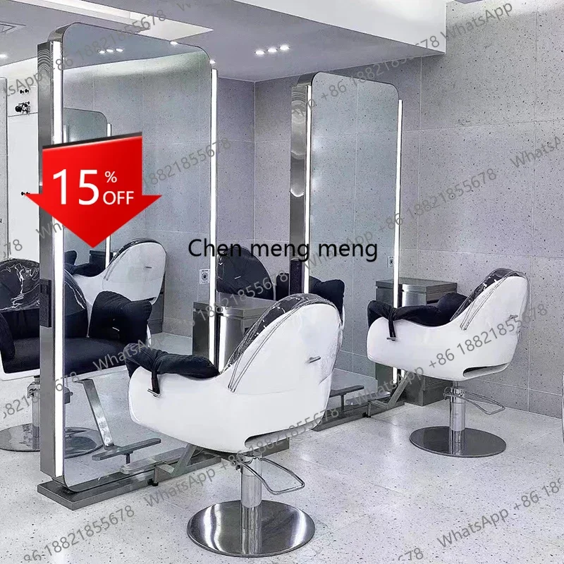 E153 Nordic Luxury Barber Chairs Modern Simple Barbershop Hair Salon Barber Chairs Perm Hair Dyeing Salon Furniture Sandalye