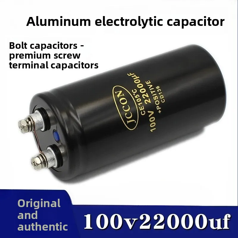 100v22000uf 100v brand new frequency converter welding machine bolt/screw foot large capacitor 50x105mm