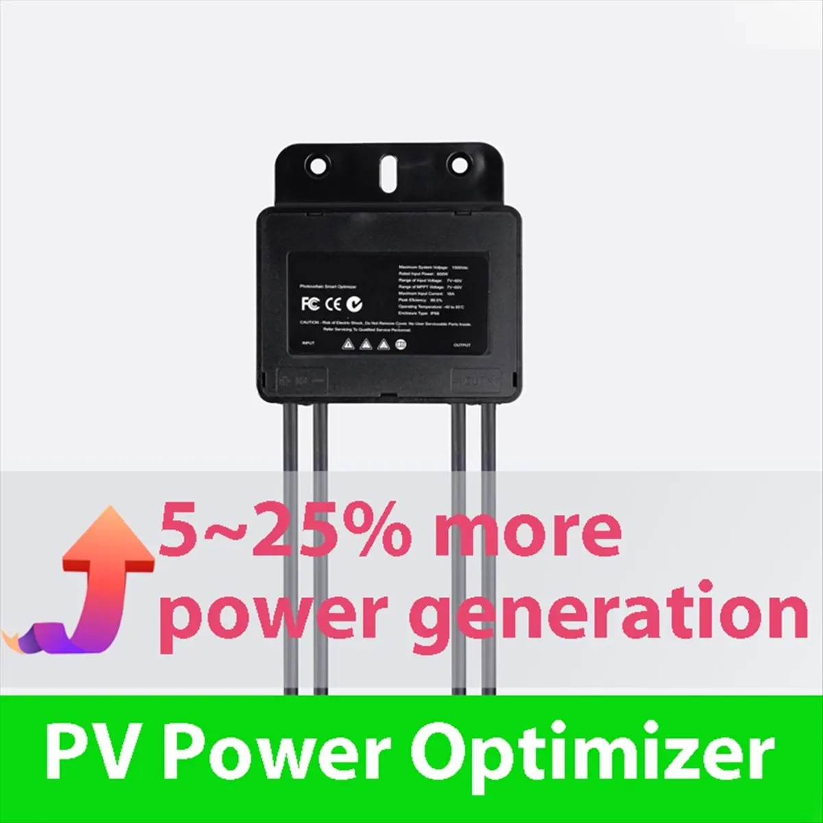 A64I Solar Optimizer Solar PV Panel Module PV Power Optimizer Max Input Power 600W System Voltage 1500V MPPT High Efficiency