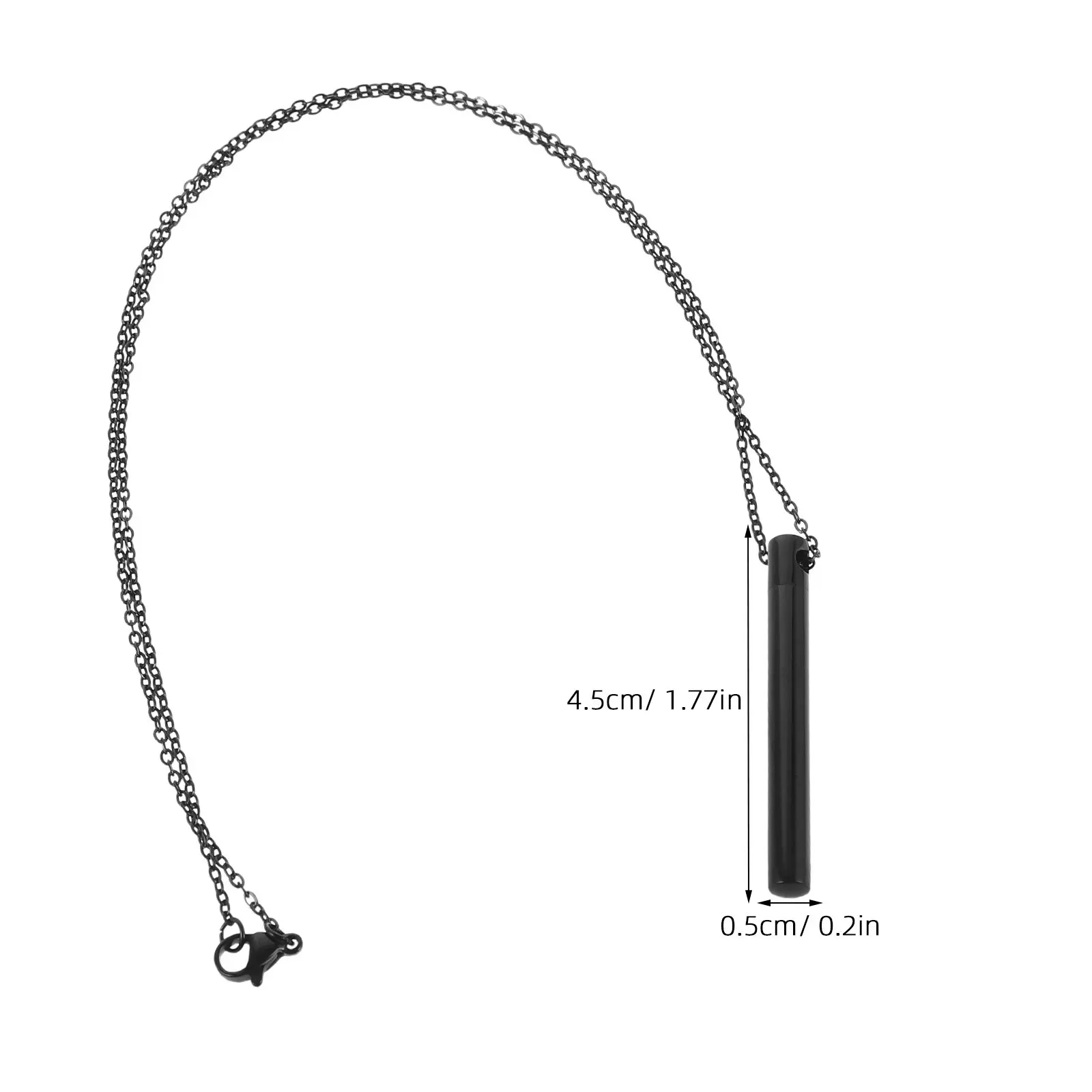Stainless Steel Pet Memorial Necklace with Ashes Urn Charm – 3pcs Keepsake Jewelry for Women