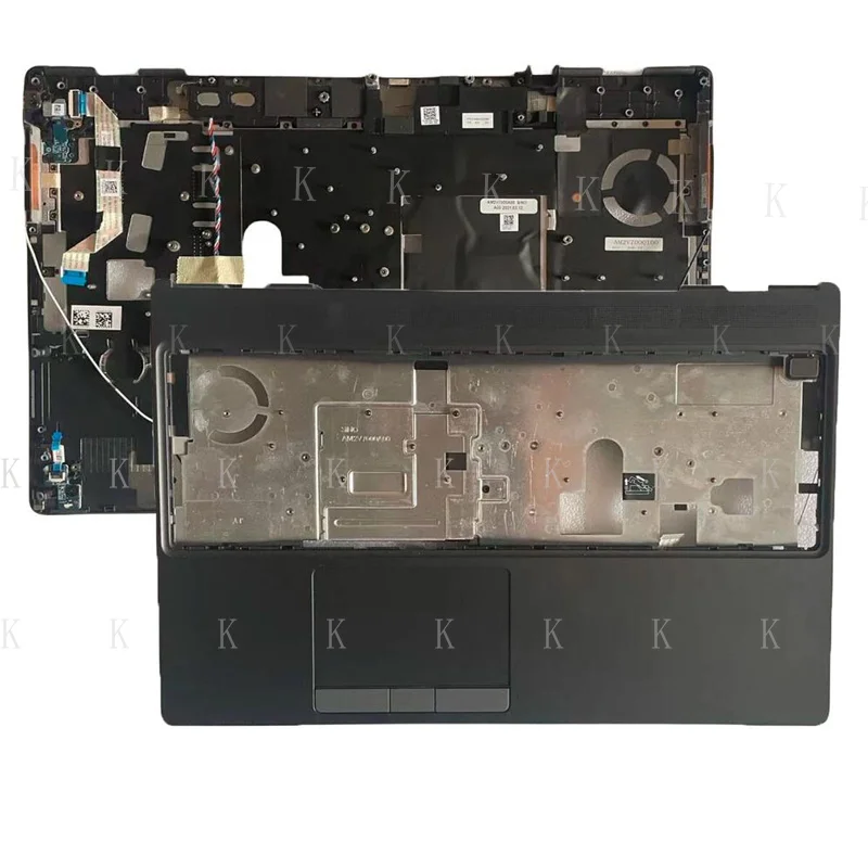 C  FOR Dell Precision 7550 7560 Palmrest Case Keyboard Frame 0KMPN3 0RNJ7M W Touchpad