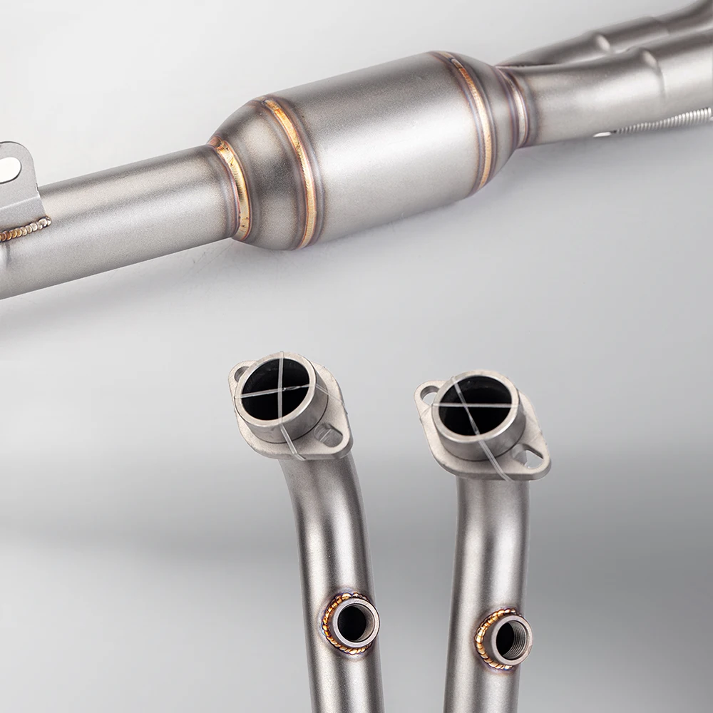 Full Header Pipe Fitment For CF Moto 450SR Motor Exhaust System Modification - view 2
