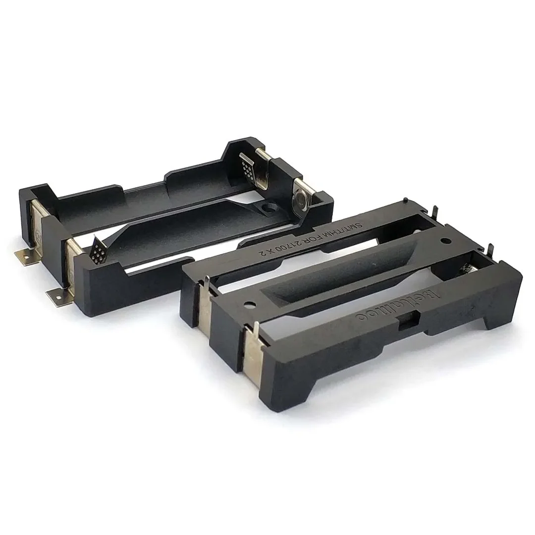 2 x 21700 Battery Holder SMT SMD THM Battery Box 21700 Storage Box 2S 21700 Battery Case