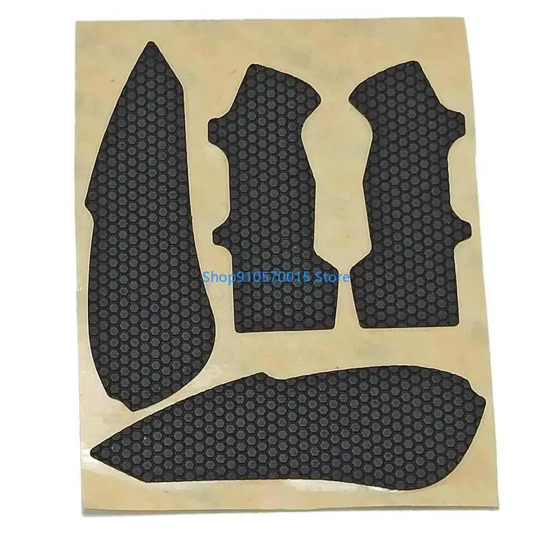 B95C DIYマウスアンチスリップエラシクス精製サイドグリップ汗抵抗性テープパッド5x5cm