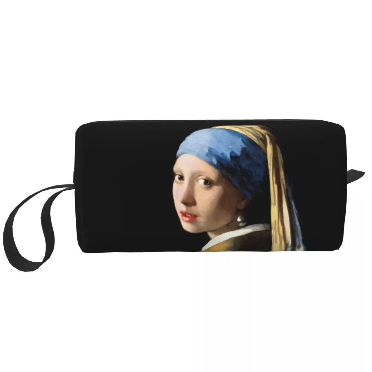 Girl With A Pearl Earring Cosmetic Bag Women Large Capacity Vincent Van Gogh Painting Makeup Case Beauty Storage Toiletry Bags