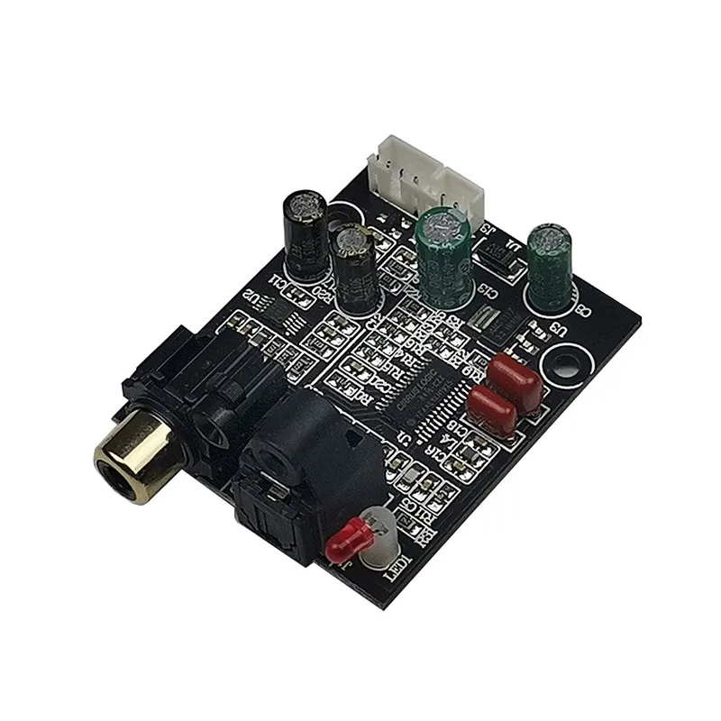 CS8416 CS4344 24 Bit 192K Fiber Coaxial DAC Decoder Board Stereo Audio Output