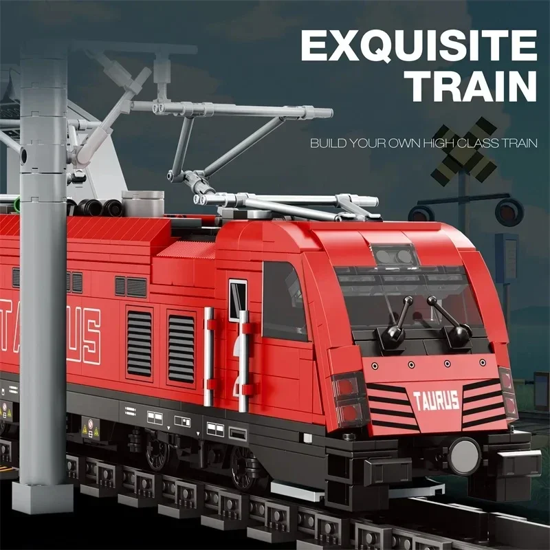 

1939PCS Taurus Passenger Train Building Blocks City Transport Train Model Bricks Adult Desktop Decoration Kids Toy Birthday Gift