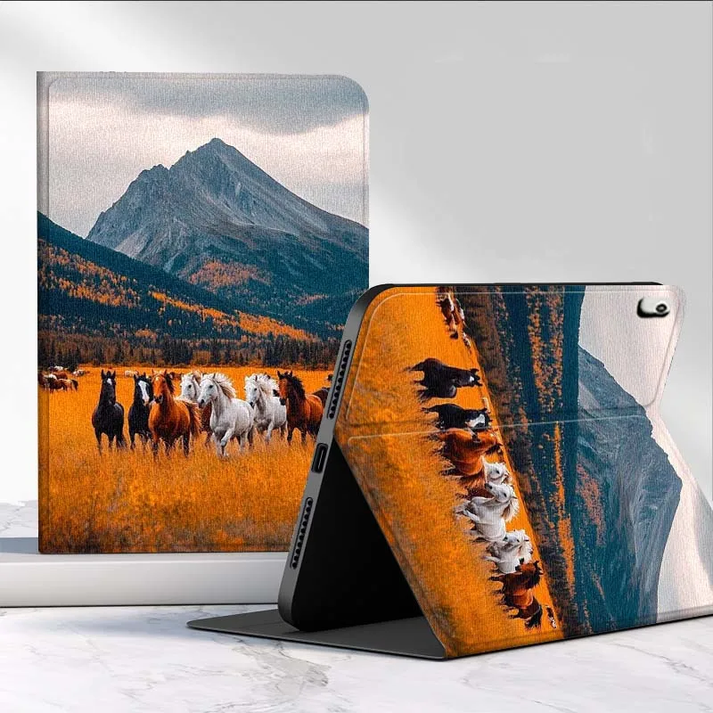 

Чехол Field Horse для планшетов Huawei MediaPad MatePad Pro Air 12 X T5 T10S M6 M5 C5e SE 11 11.5 10.4 дюйма