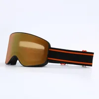 Ski Snowboard Goggles Women Men Skiing Eyewear Mask UV 400 Snow Protection Over Glasses Adult Double Anti-Fog Cylindrical 5