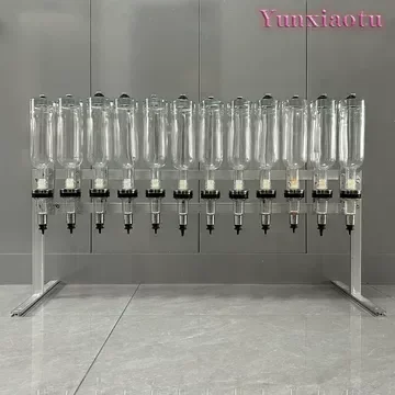 New Designed Gold Table Stand Wedding Decoration Scent Experience Essential Oil  Perfume  Bar Dispenser 5-12 Bottles 375ml/500ml