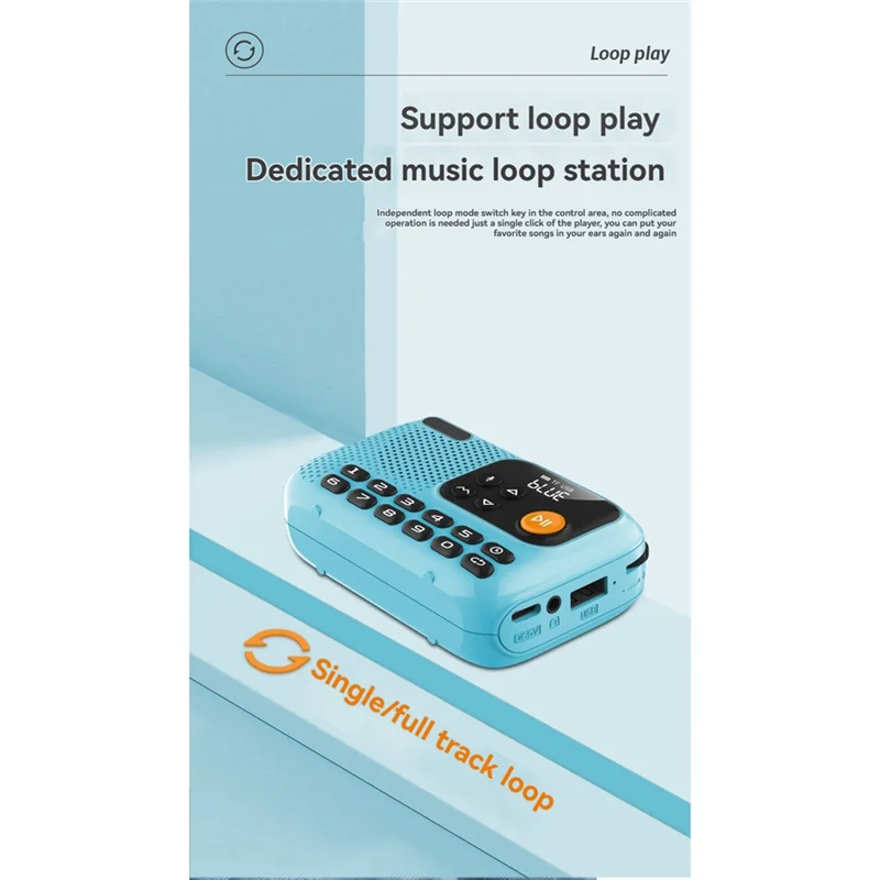 A45U Portable FM Radio Wireless Bluetooth Speaker Recorder With LED Screen Support TF Card U Disk For Home Outdoor