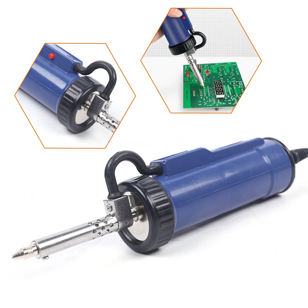 Efficient & Portable 30W Solder Removal Tool - Stainless Steel Build for Durability & One-Handed Operation